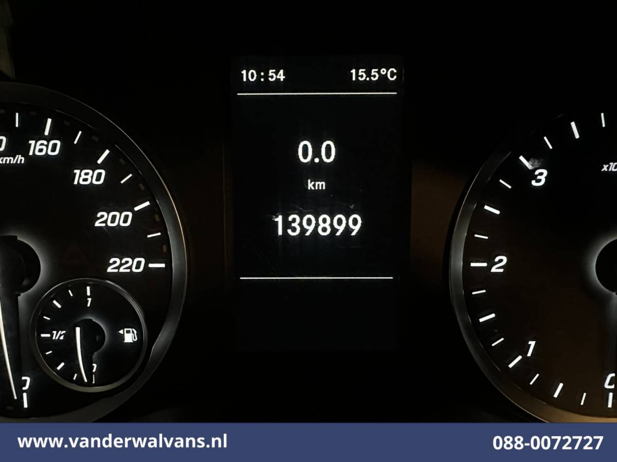 Mercedes-Benz Vito Mercedes-Benz Vito 116 CDI 163pk L3H1 Euro6 Airco | Camera | Apple Carplay | Cruisecontrol | Stoelverwarming Android Auto, Bijrijdersbank
