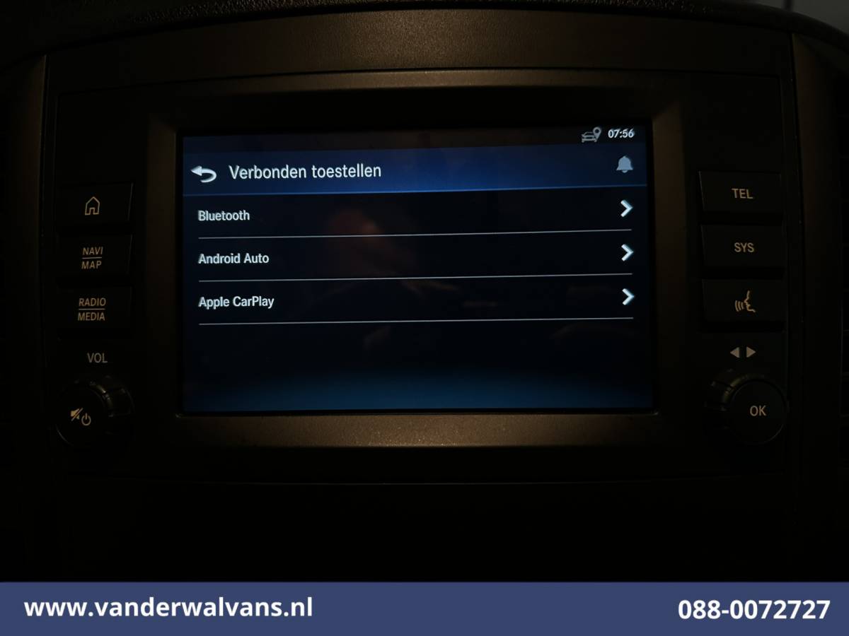 Mercedes-Benz Vito Mercedes-Benz Vito 116 CDI 163pk L3H1 Euro6 Airco | Camera | Apple Carplay | Cruisecontrol | Stoelverwarming Android Auto, Bijrijdersbank