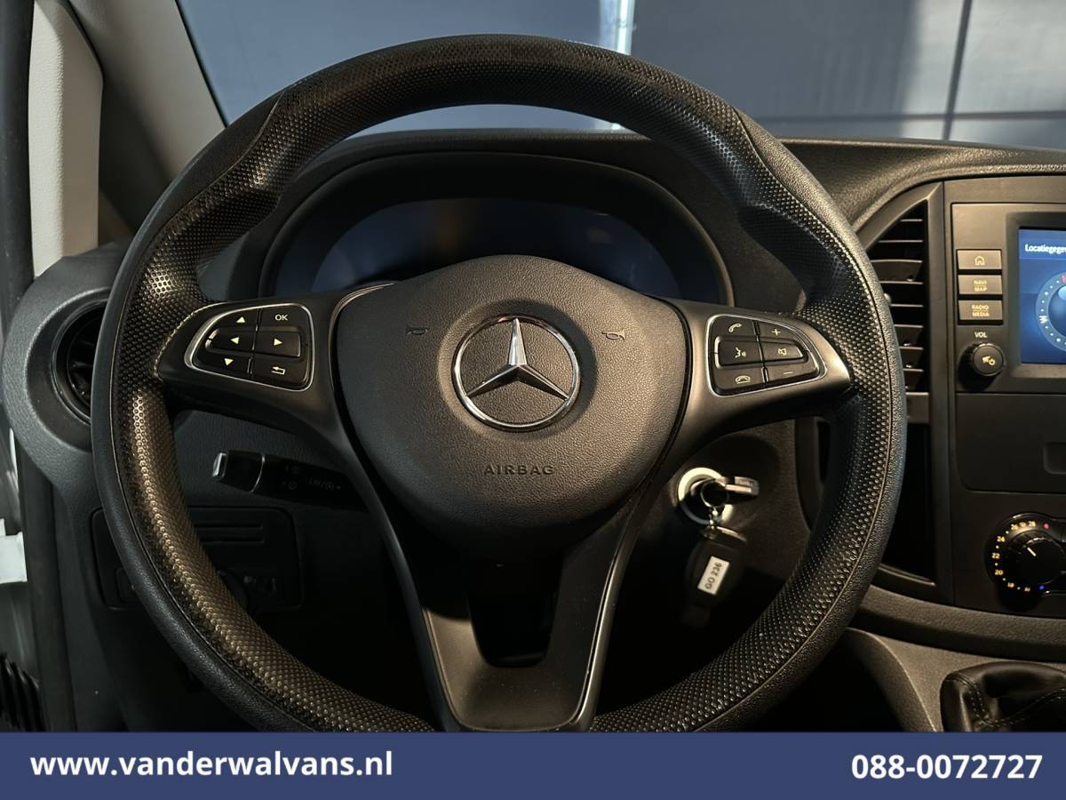 Mercedes-Benz Vito Mercedes-Benz Vito 116 CDI 163pk L3H1 Euro6 Airco | Camera | Apple Carplay | Cruisecontrol | Stoelverwarming Android Auto, Bijrijdersbank