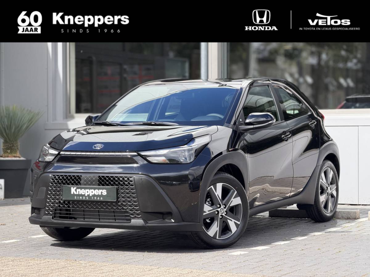 Toyota Aygo Toyota Aygo X Hybrid 115 Play + Go+ Pack Lichtmetalen velgen, Voorstoelen verwarmd, Cruise control, Climate control, Achteruitrijcamera