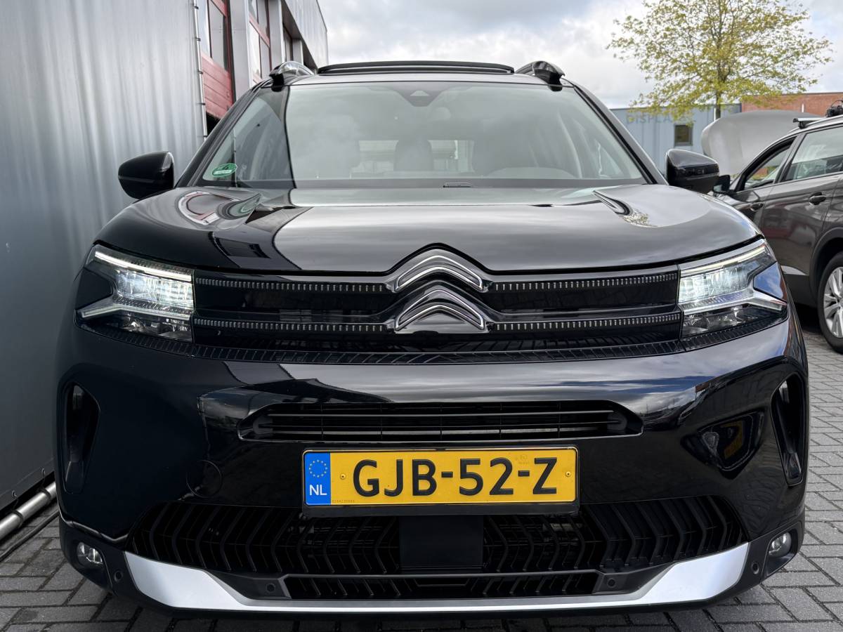 Citroën C5 Aircross Citroën C5 Aircross BWJ 2024 1.6 Plug-in Hybrid 225pk Plus TREKHAAK | PANO | LEDER | 360 CAMERA | ADAPTIVE CRUISE | KEYLESS | DODE HOEK | STOELVERW. | ELEKTR. STOELEN | ELEKTR. ACHTERKLEP | CARPLAY + ANDROID | NAVI | CLIMA | LMV | PDC