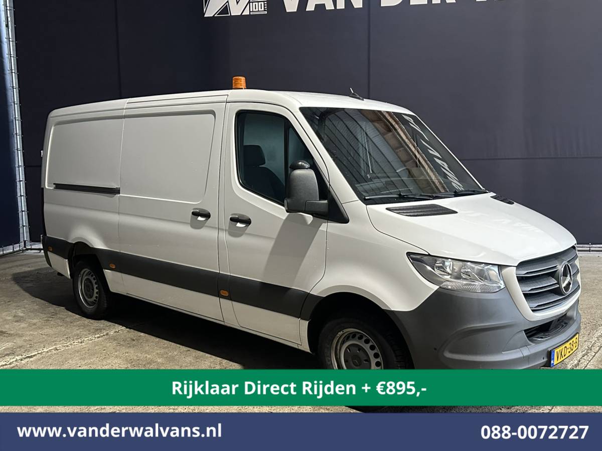 Mercedes-Benz Sprinter Mercedes-Benz Sprinter 317 CDI 170pk Automaat 3500kg Trekhaak L2H1 Euro6 *Rijklaar Direct Rijden* Airco | Camera | Omvormer | Apple Carplay Cruisecontrol, Android Auto, Parkeersensoren