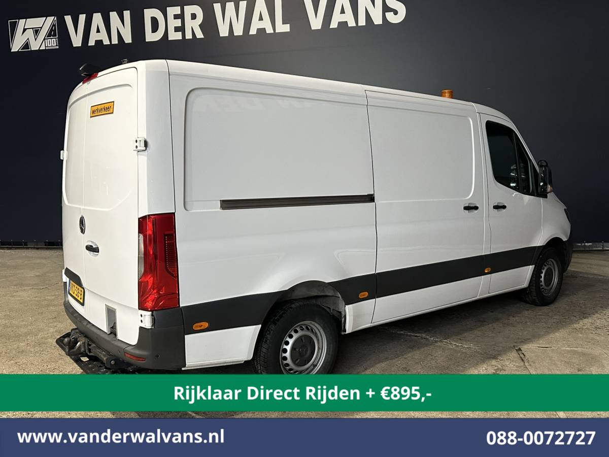 Mercedes-Benz Sprinter Mercedes-Benz Sprinter 317 CDI 170pk Automaat 3500kg Trekhaak L2H1 Euro6 *Rijklaar Direct Rijden* Airco | Camera | Omvormer | Apple Carplay Cruisecontrol, Android Auto, Parkeersensoren