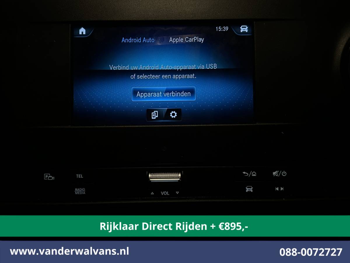 Mercedes-Benz Sprinter Mercedes-Benz Sprinter 317 CDI 170pk Automaat 3500kg Trekhaak L2H1 Euro6 *Rijklaar Direct Rijden* Airco | Camera | Omvormer | Apple Carplay Cruisecontrol, Android Auto, Parkeersensoren