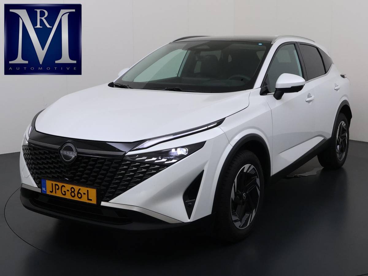 Nissan QASHQAI Nissan Qashqai 1.3 MHEV Xtronic N-Connecta ONDERHOUD GEHAD BIJ DE DEALER | DIRECT LEVERBAAR | FABRIEKSGARANTIE | PANORAMADAK | VOORRUITVERWARMING | STOEL- & STUURVERWARMING | 360° CAMERA | DODEHOEKDETECTIE | HEAD-UP DISPLAY | ELEKTRISCHE ACHTERKLEP