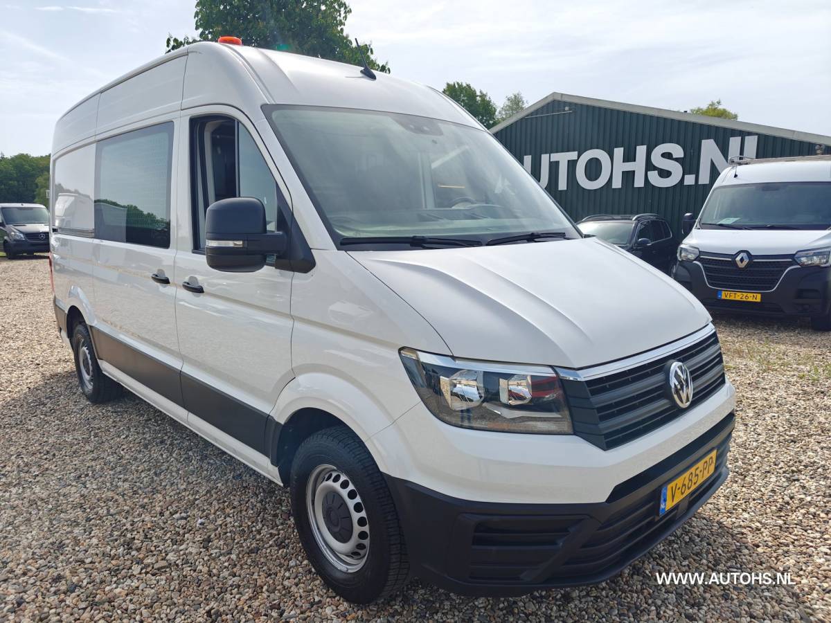 Volkswagen Crafter Volkswagen Crafter 35 2.0 TDI L3H3 EL Highline , Apk 8-2027 , Euro 6 , 1e Eig. 3000 KG trekkracht , Lage km , cruise , camera.