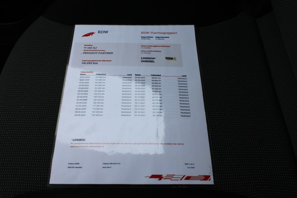 Peugeot Partner Peugeot Partner 122 1.6HDI 99pk Premium Bestel L1 airco/cruise/navi/trekhaak
