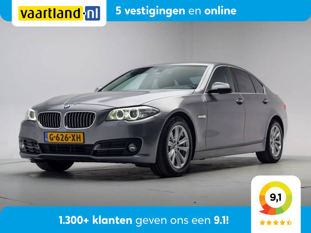 BMW 5 Serie BMW 5-serie 520i Luxury Edition Aut. [ Harman/Kardon Memory Camera Leder ]