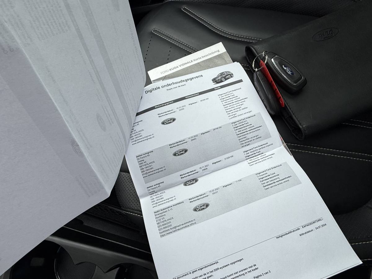 Ford Kuga Ford Kuga BWJ 2021 2.5 225 PK PHEV Vignale NIEUW BINNEN!!