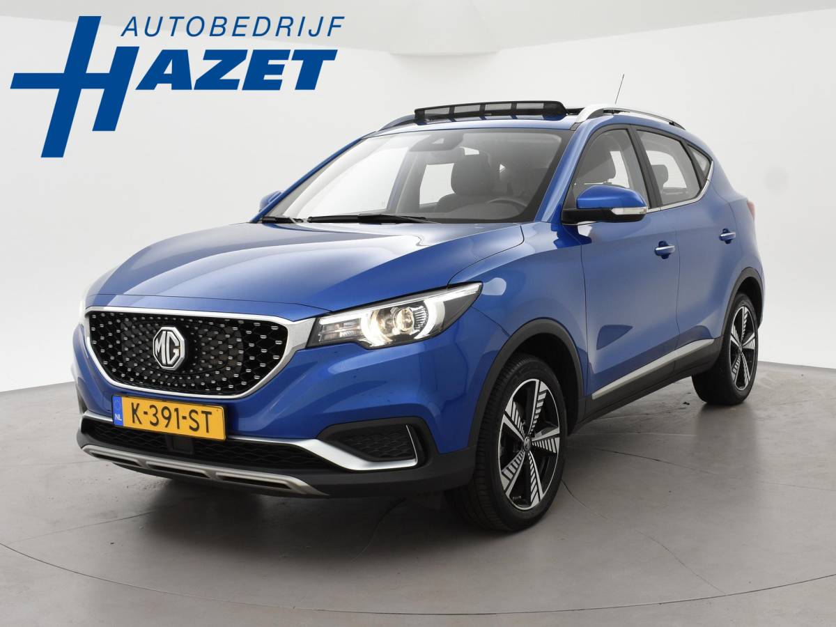 MG ZS EV MG MG ZS EV LUXURY 45 kWh + TREKHAAK | PANORAMA | JBL 95,1% SOH | LEDER | CAMERA | ADAPTIVE CRUISE | STOELVERWARMING