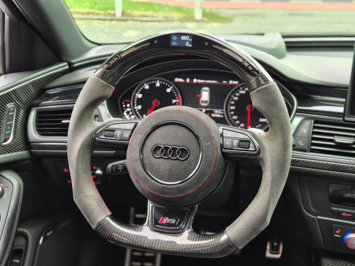 Audi RS6 Audi A6 Avant 4.0 TFSI RS 6 quattro Pano | Head up | Milltek! | Rs Seats | Camera | Custom stuur! Matzwart! |