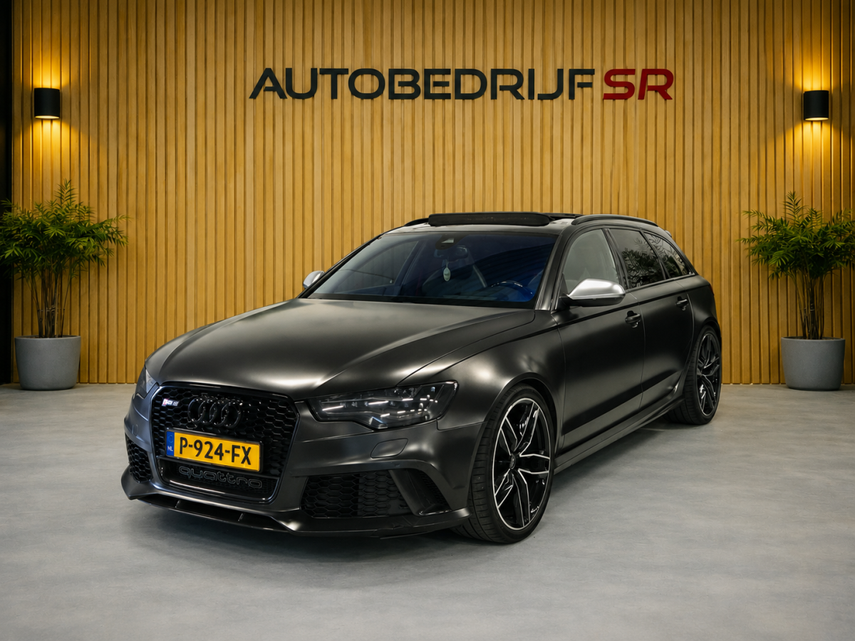 Audi RS6 Audi A6 Avant 4.0 TFSI RS 6 quattro Pano | Head up | Milltek! | Rs Seats | Camera | Custom stuur! Matzwart! |