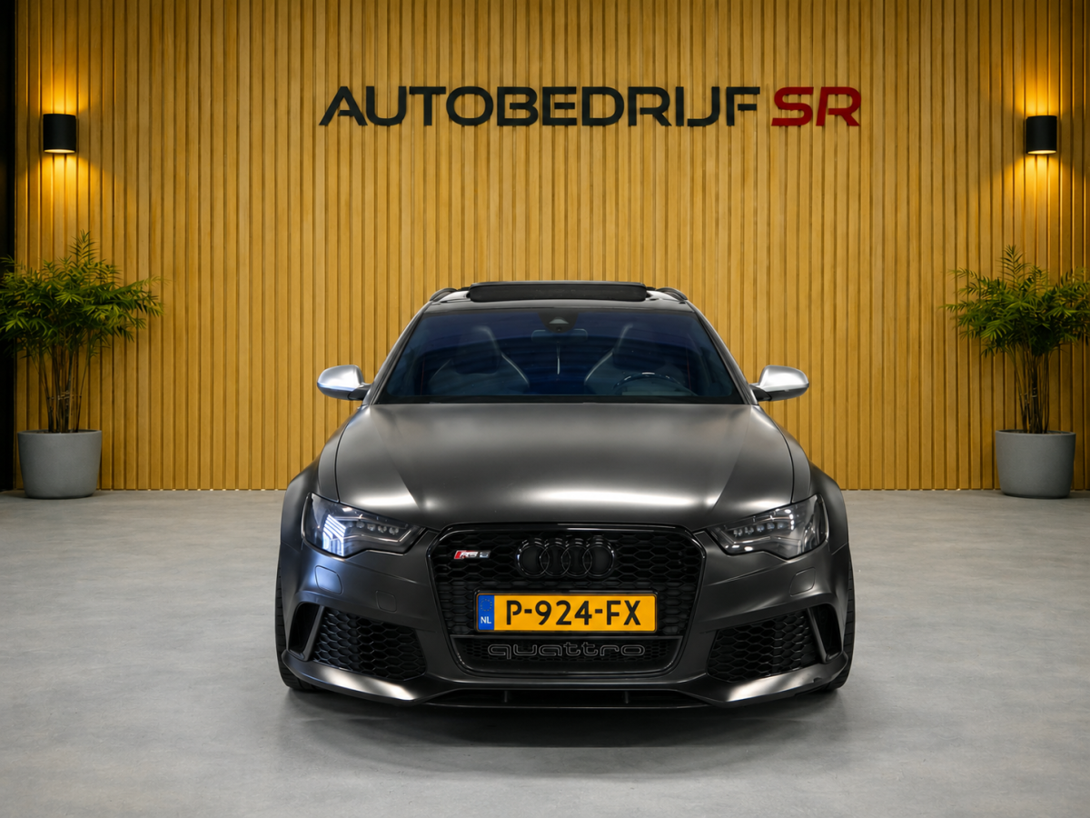 Audi RS6 Audi A6 Avant 4.0 TFSI RS 6 quattro Pano | Head up | Milltek! | Rs Seats | Camera | Custom stuur! Matzwart! |