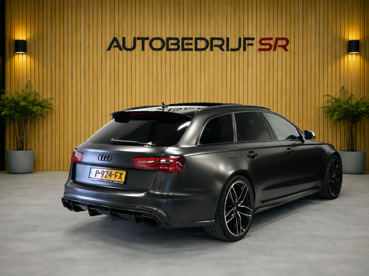 Audi RS6 Audi A6 Avant 4.0 TFSI RS 6 quattro Pano | Head up | Milltek! | Rs Seats | Camera | Custom stuur! Matzwart! |
