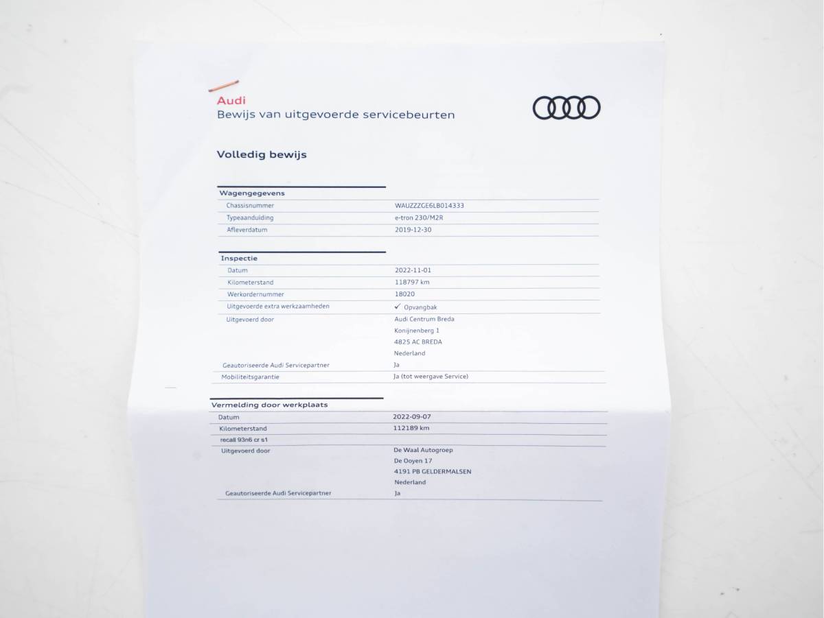 Audi e-tron Audi e-tron 50 Quattro Advanced [ 3-Fase-11kW ] [ SOH-100% ] (INCL-BTW) *HEATPUMP | PANO | LEATHER | DIGI-COCKPIT | FULL-LED | MEMORY-PACK |  KEYLESS | NAVI-FULLMAP | TOWBAR | SHIFTPADDLES | COMFORTSEATS | 20″ALU*