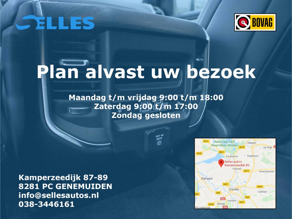 Dodge Ram 1500 Dodge Ram 1500 2025 3.0L HURRICANE LARAMIE Night Premium | BPM VRIJ | NIEUW | Panoramadak | Luchtvering