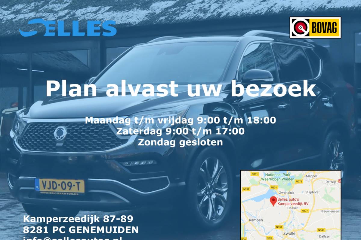 SsangYong Rexton SsangYong Rexton 2.2 e-XDi Sapphire | Stoel/Stuur verwarming | Camera | 4×4 | Lederenbekleding | 20 Inch Lichtmetalen velgen |
