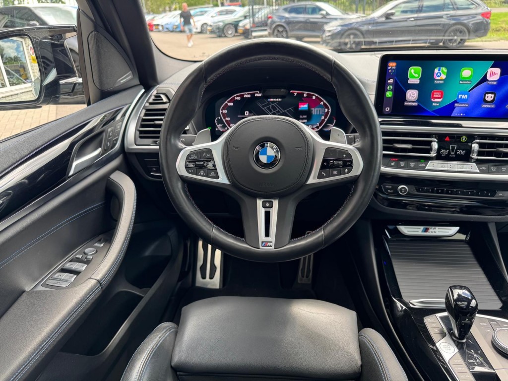 BMW X3 Bmw X3 M40I XDrive High Ex. 360Pk Panorama M stoelen Hud H&K Trekhaak Laser 1e eigenaar! 360camera