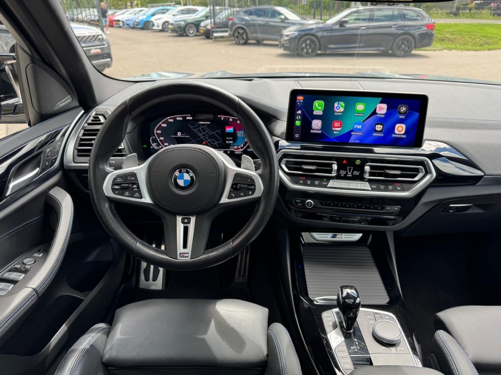 BMW X3 Bmw X3 M40I XDrive High Ex. 360Pk Panorama M stoelen Hud H&K Trekhaak Laser 1e eigenaar! 360camera