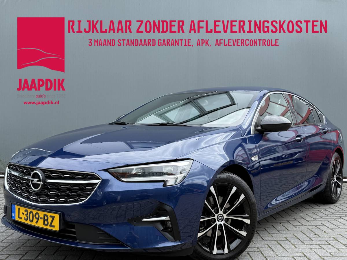 Opel Insignia Opel Insignia Grand Sport BWJ 2021 1.5 CDTI 123 PK Ultimate FULL LED | MATRIX KOPLAMPEN | BOSE | KEYLESS | STUURVERW. | HALF LEDER | DAB + | CARPLAY + ANDROID | NAVI | CLIMA | CRUISE | LMV | PDC