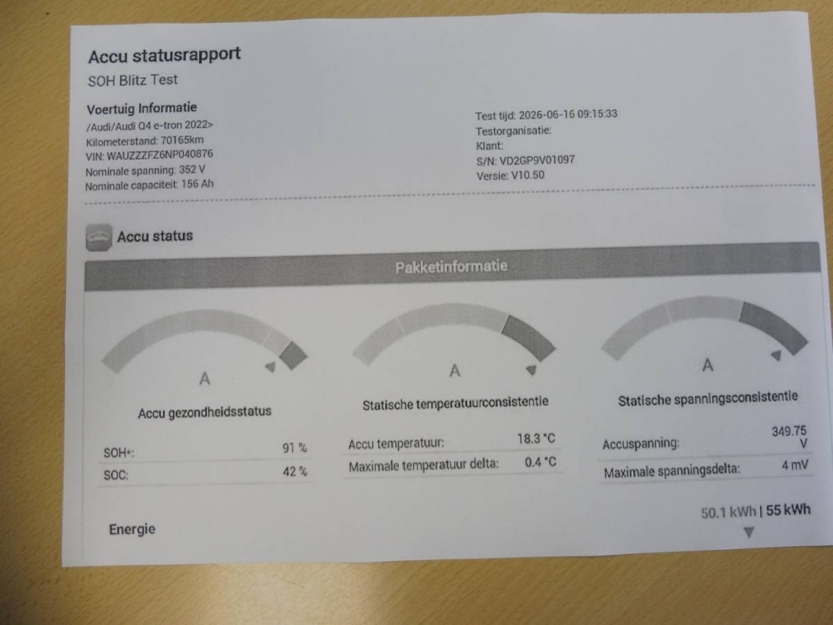 Audi Q4 e-tron Audi Q4 e-tron  SOH 91% 35 Launch edition Advanced 55 kWh LMV 19″| LED Matrix | Sportstoel | 1e eig | NL auto