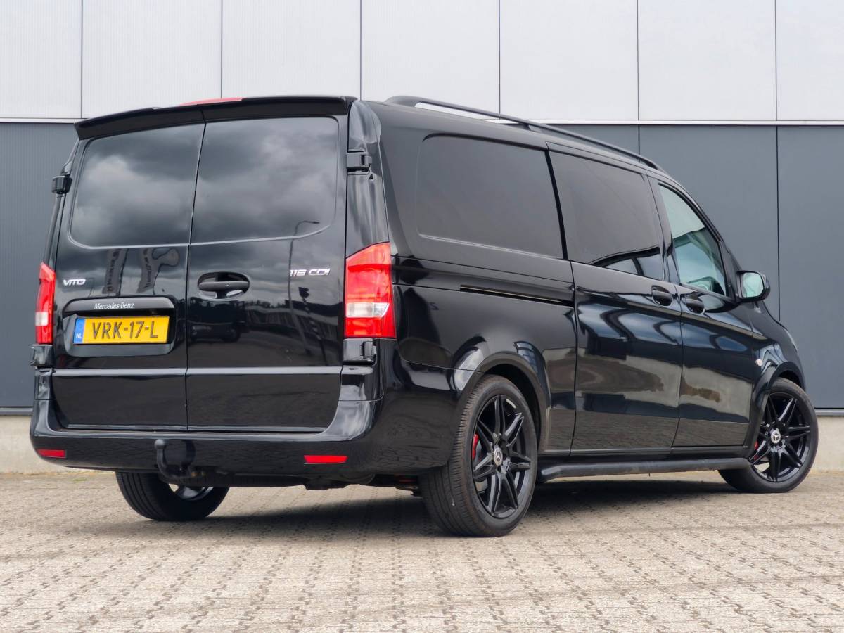Mercedes-Benz Vito Mercedes-Benz Vito 116CDI XXL DUBBELE CABINE AUTOM LEER LED TREKHAAK