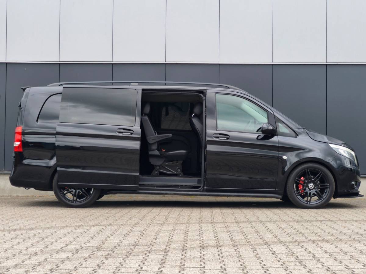 Mercedes-Benz Vito Mercedes-Benz Vito 116CDI XXL DUBBELE CABINE AUTOM LEER LED TREKHAAK