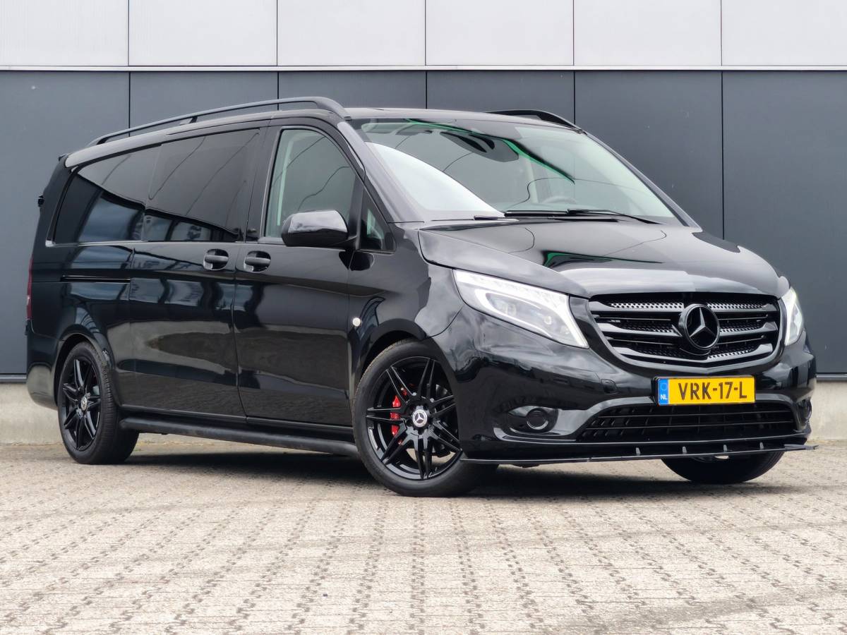 Mercedes-Benz Vito Mercedes-Benz Vito 116CDI XXL DUBBELE CABINE AUTOM LEER LED TREKHAAK