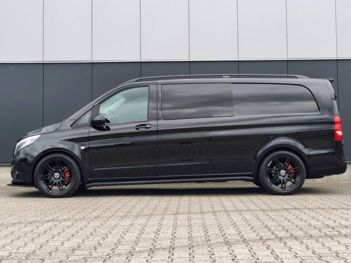Mercedes-Benz Vito Mercedes-Benz Vito 116CDI XXL DUBBELE CABINE AUTOM LEER LED TREKHAAK