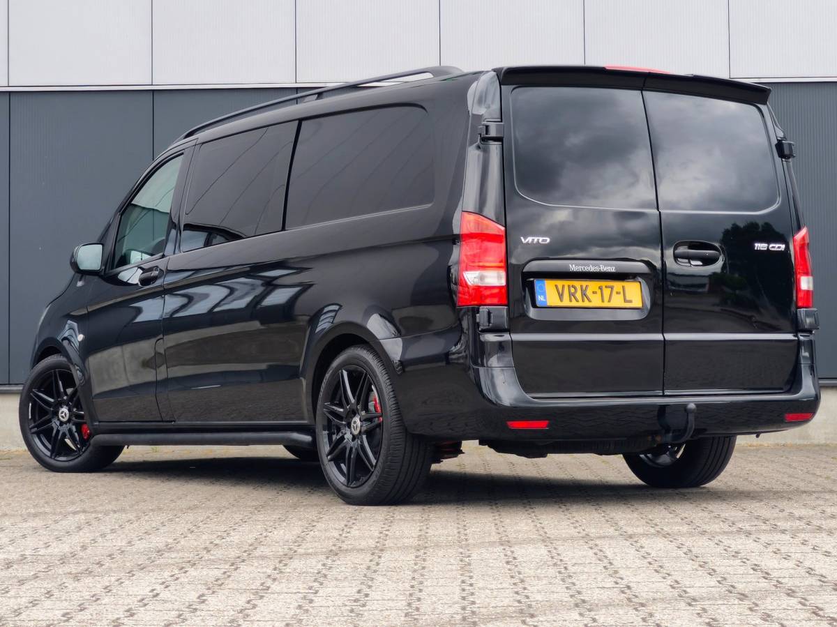 Mercedes-Benz Vito Mercedes-Benz Vito 116CDI XXL DUBBELE CABINE AUTOM LEER LED TREKHAAK