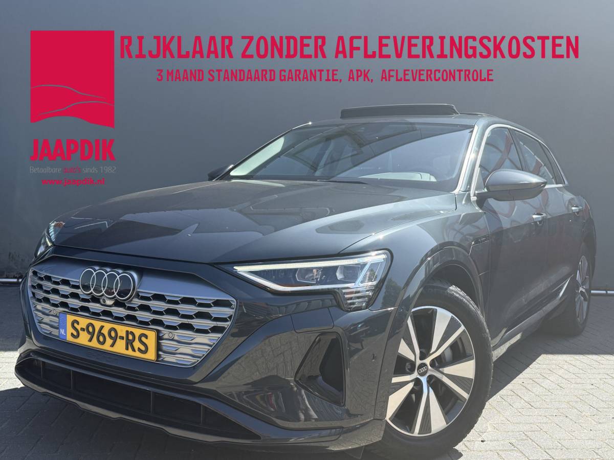 Audi Q8 e-tron Audi Q8 e-tron BWJ 2023 50 quattro340 PK  Edition 95 kWh TREKHAAK | PANO | LEDER | FULL LED | STOELVER. | DAB + | CARPLAY + ANDROID | NAVI | CLIMA | CRUISE | LMV | PDC