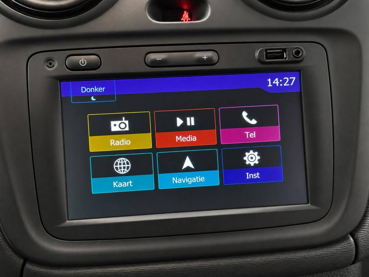Dacia Dokker Dacia Dokker 1.5 dCi 75 Essential Navigatie Bluetooth Cruise Control Trekhaak zijschuifdeur  airco LEES OPMERKINGEN