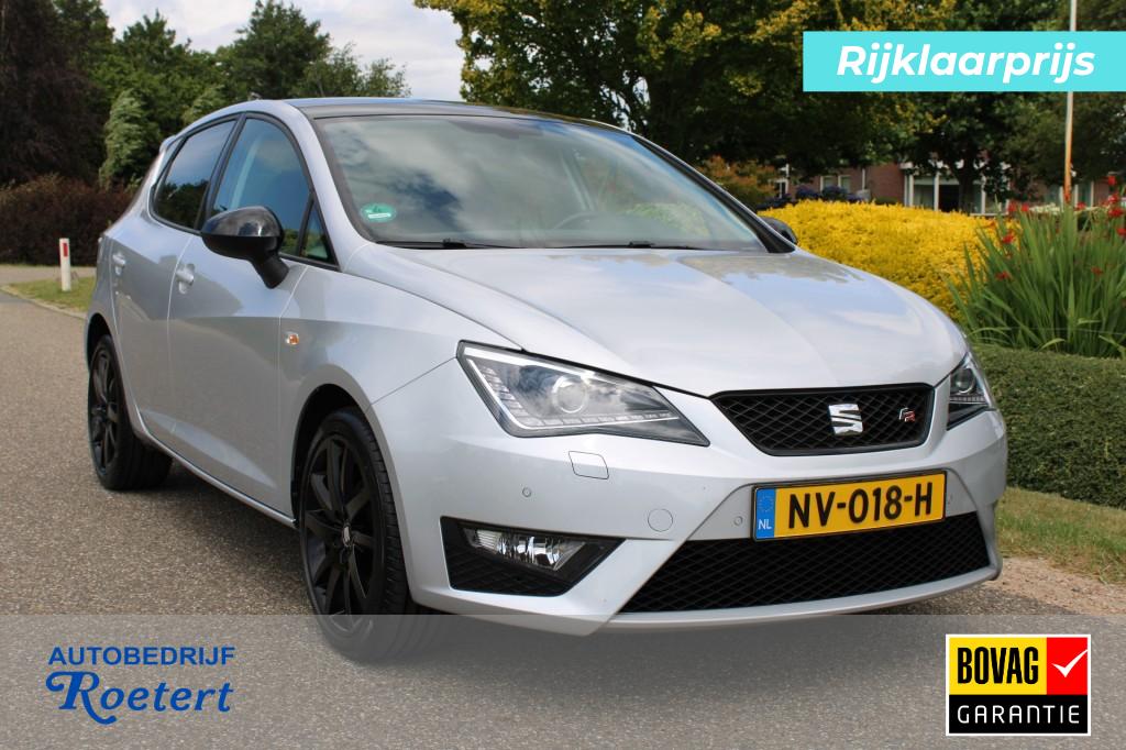SEAT Ibiza Seat Ibiza 1.0TSi 140pk FR Connect ECC/Navi/Cruise/PDC/DAB/Camera/Stoelverw./Schuifdak 5-drs