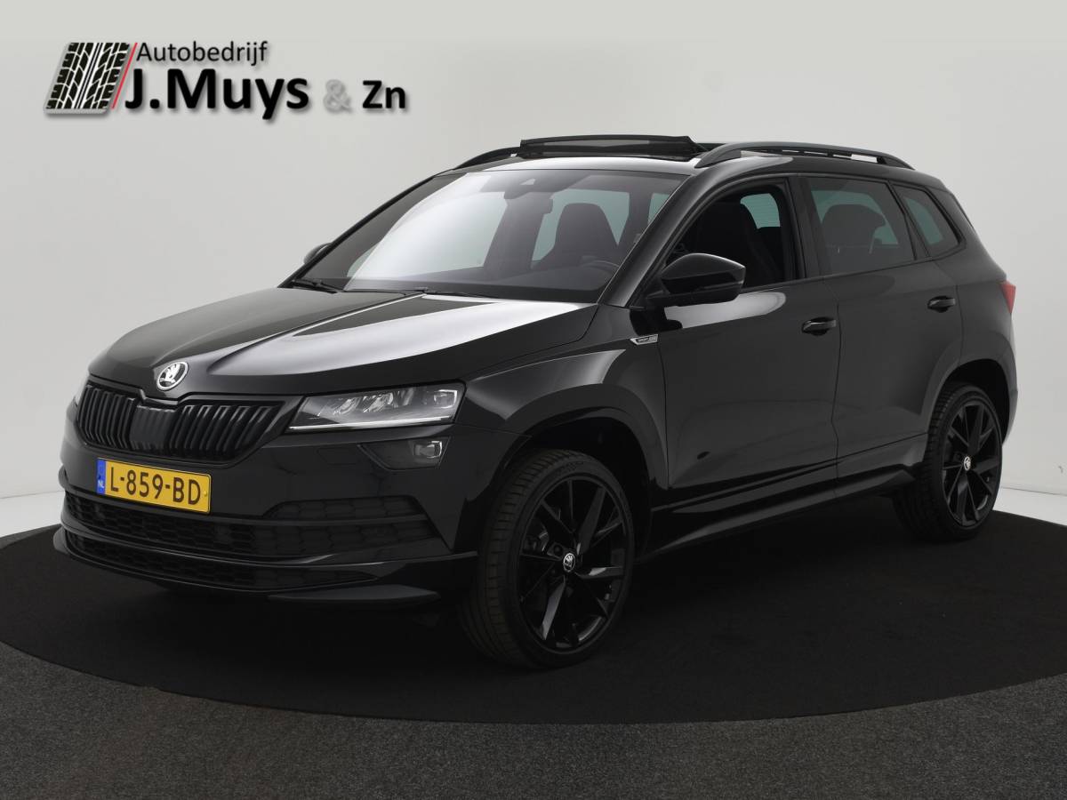 Škoda Karoq Skoda Karoq 1.5 TSI ACT Sportline Business PANODAK|BLIS|ACC|19INCH|CANTON|CAMERA|WINTERPACK|ELEK.ACHTERKLEP