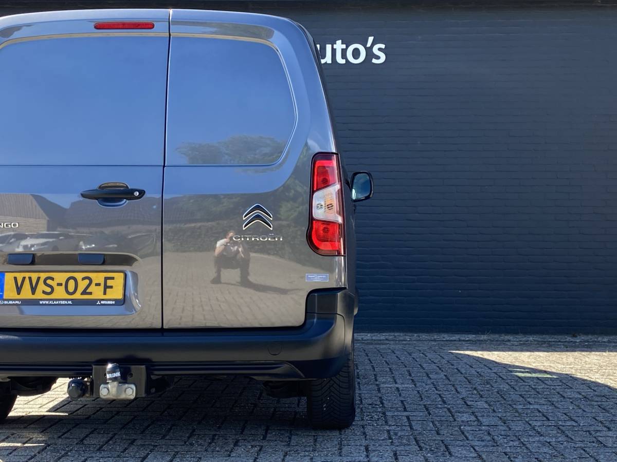 Citroën Berlingo Citroën Berlingo 1.5 BlueHDi 100 S&S L1 | apple carplay | trekhaak | schuifdeur | airco | houten laadvloer | 3 persoons | excl. BTW