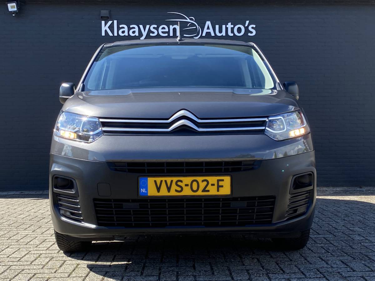 Citroën Berlingo Citroën Berlingo 1.5 BlueHDi 100 S&S L1 | apple carplay | trekhaak | schuifdeur | airco | houten laadvloer | 3 persoons | excl. BTW