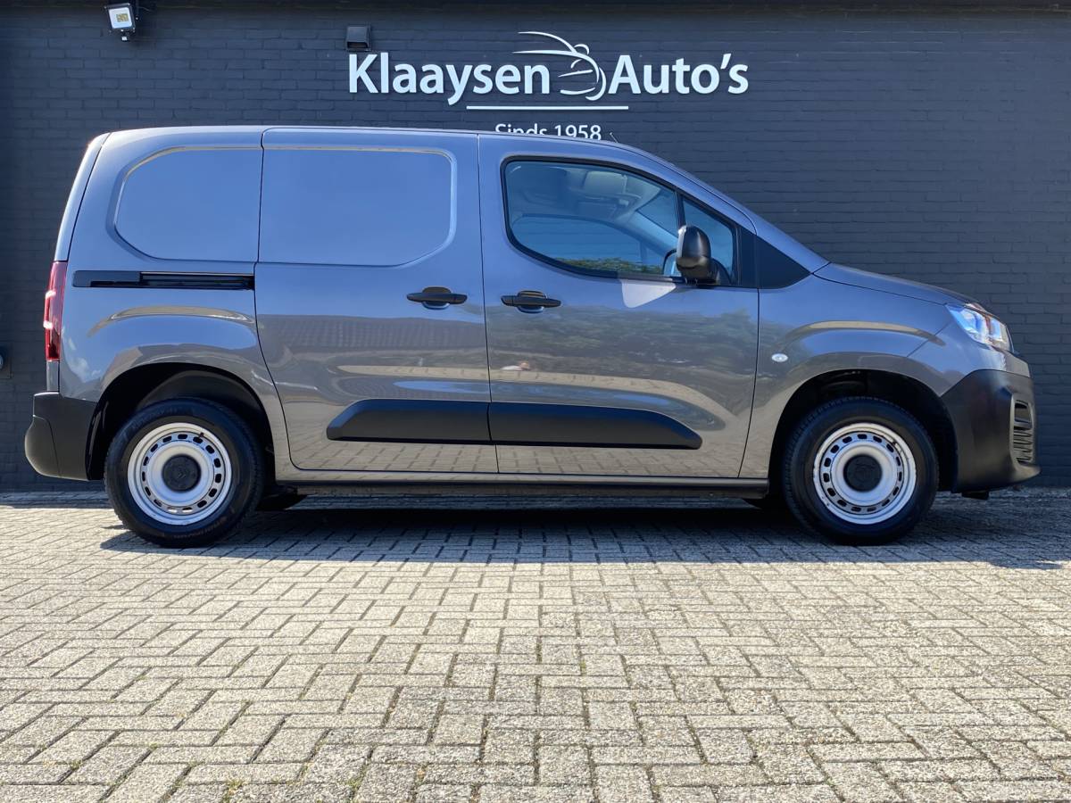 Citroën Berlingo Citroën Berlingo 1.5 BlueHDi 100 S&S L1 | apple carplay | trekhaak | schuifdeur | airco | houten laadvloer | 3 persoons | excl. BTW