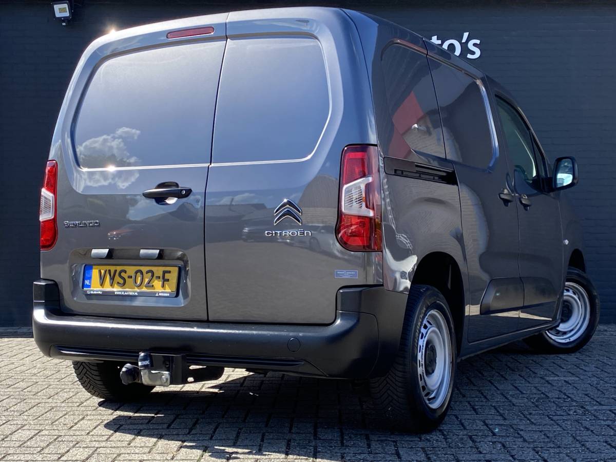 Citroën Berlingo Citroën Berlingo 1.5 BlueHDi 100 S&S L1 | apple carplay | trekhaak | schuifdeur | airco | houten laadvloer | 3 persoons | excl. BTW