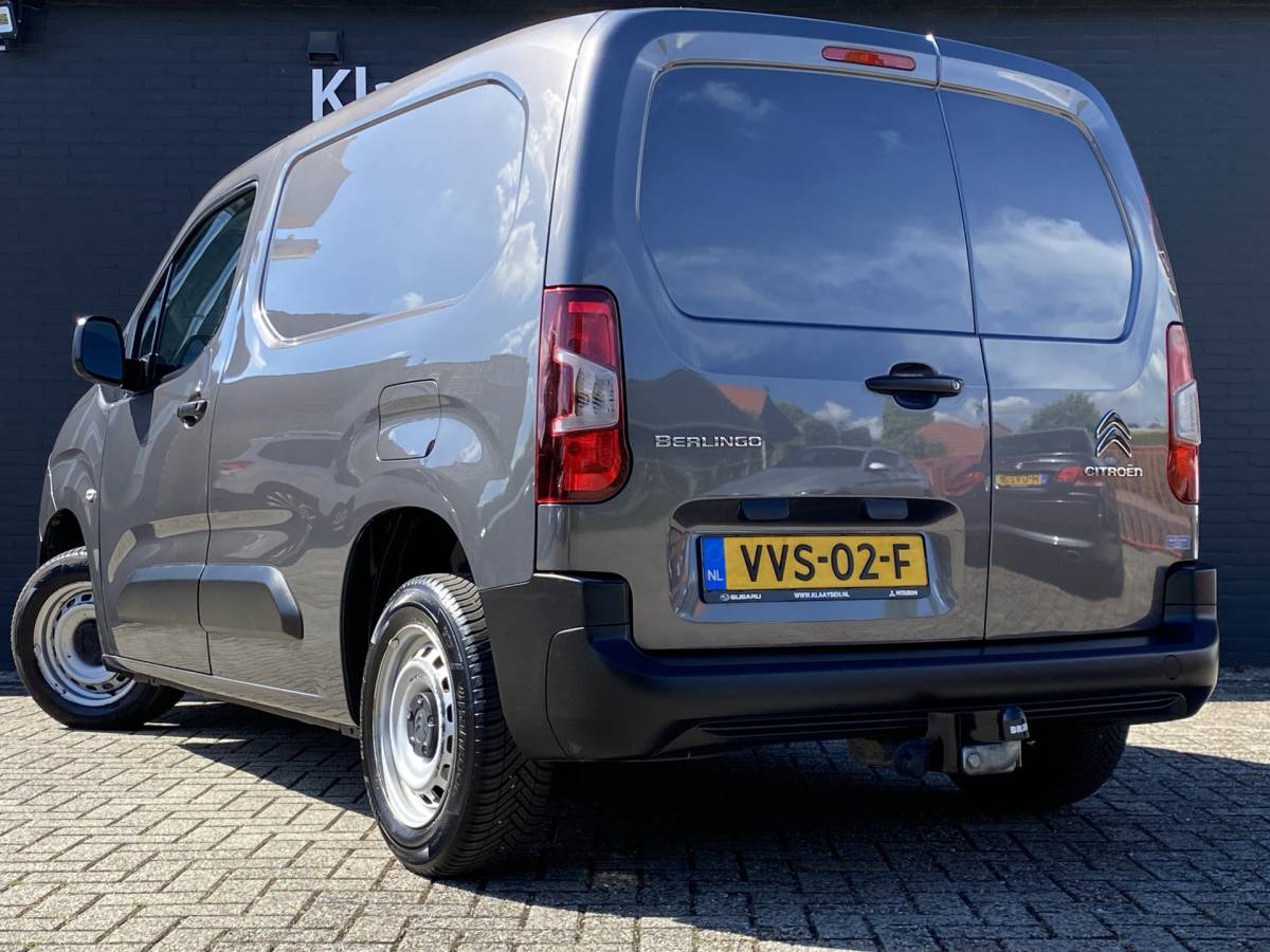 Citroën Berlingo Citroën Berlingo 1.5 BlueHDi 100 S&S L1 | apple carplay | trekhaak | schuifdeur | airco | houten laadvloer | 3 persoons | excl. BTW