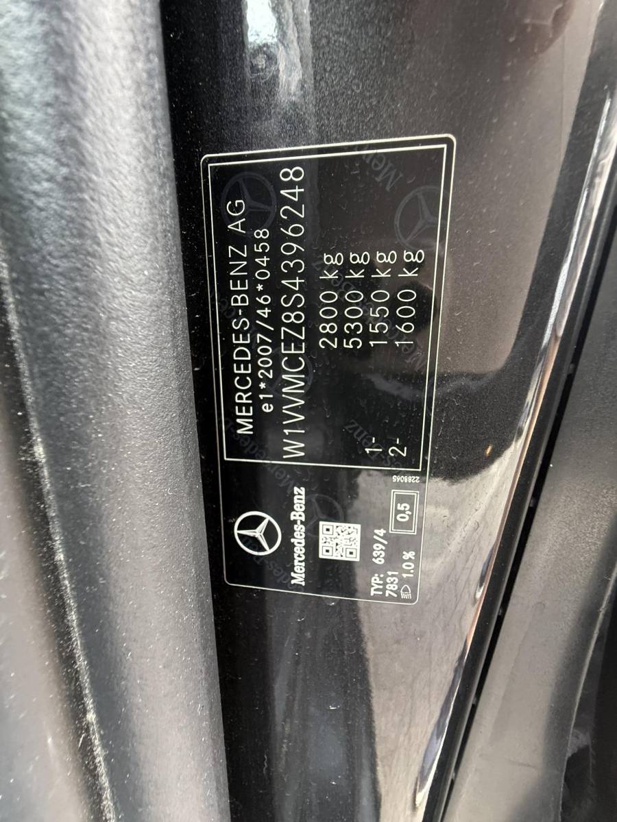 Mercedes-Benz Vito Mercedes-Benz Vito 119 CDI L3 Select AIRMATIC APPLE CARPLAY FULL LED 2500KG Trekhaak
