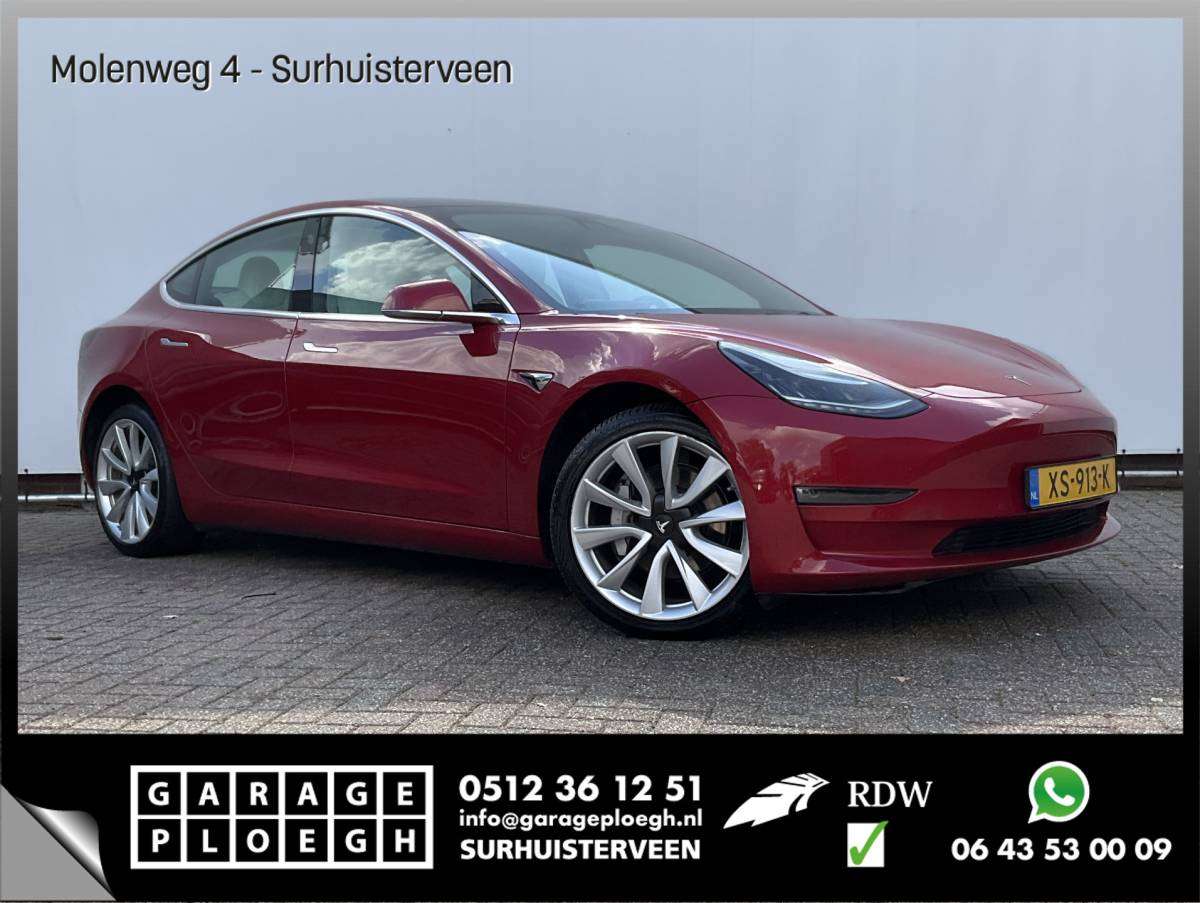 Tesla Model 3 Tesla Model 3 351pk Long Range AWD 75 kWh Incl.BTW Panorama Design