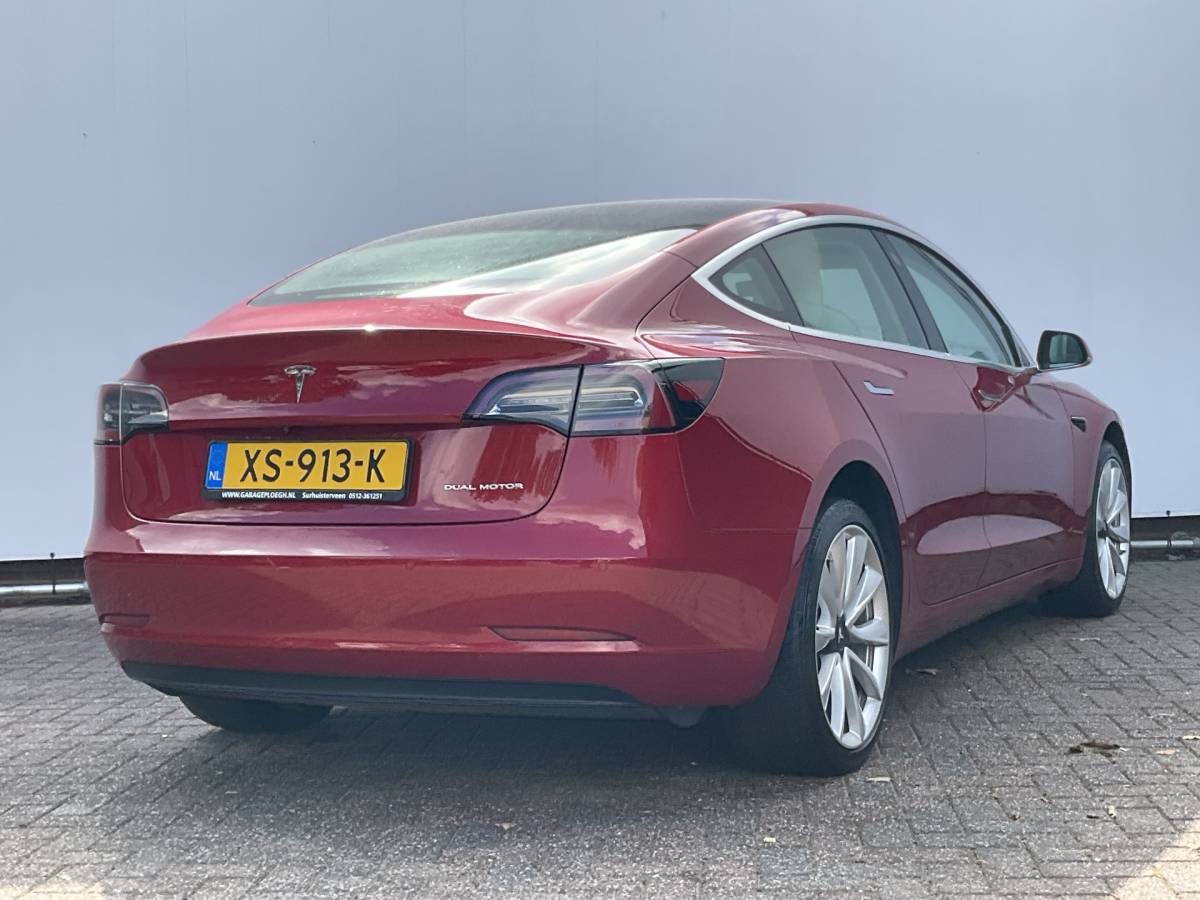 Tesla Model 3 Tesla Model 3 351pk Long Range AWD 75 kWh Incl.BTW Panorama Design
