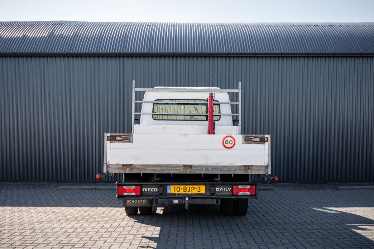Iveco Daily Iveco Daily 50C15 3.0L | Open Laadbak | Kraan | Euro 6 | 1ste Eigenaar| 146 PK | 3-Zits