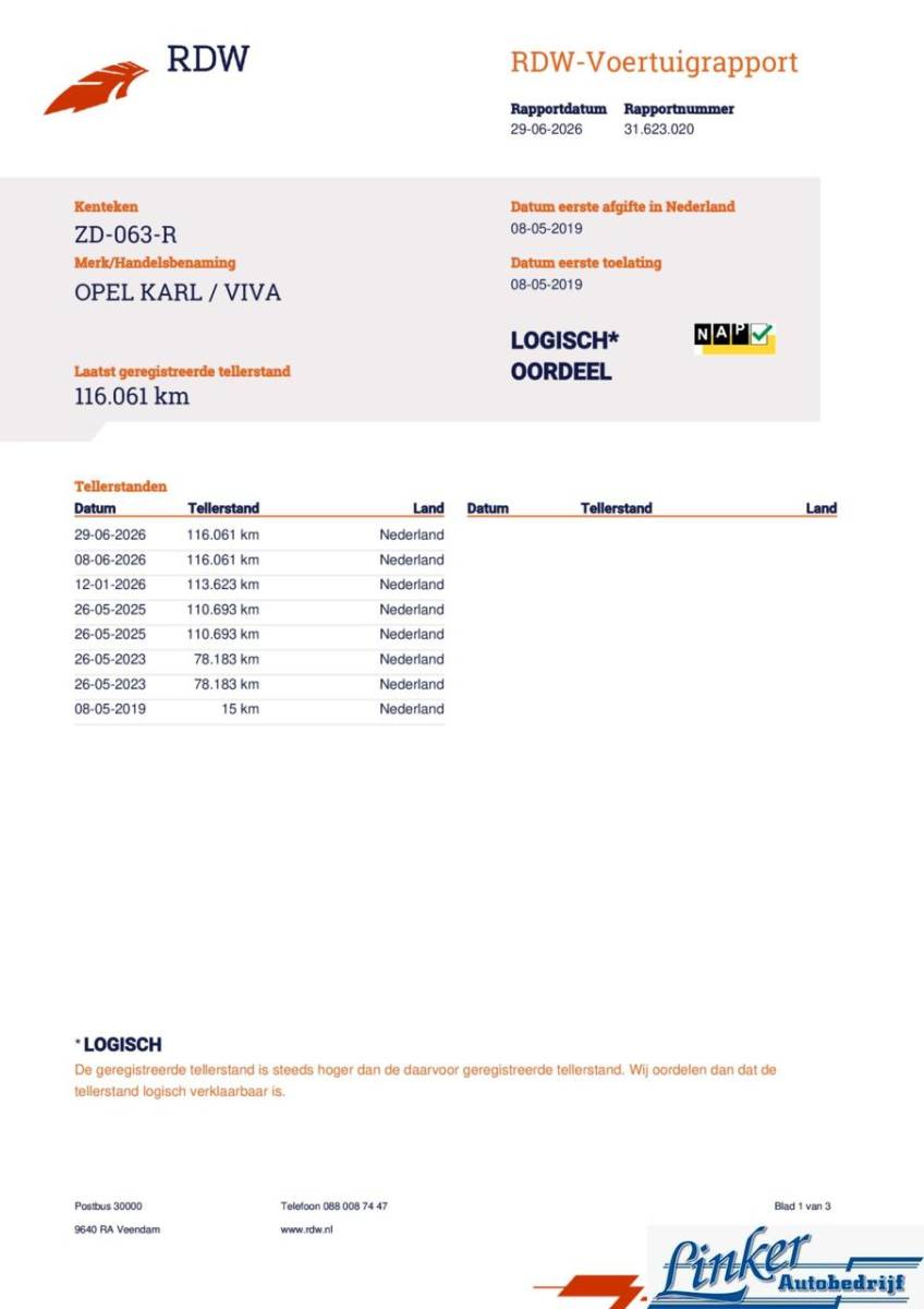 Opel KARL Opel KARL 1.0 ecoFLEX 120 Jaar Edition – NL-AUTO AIRCO NAVI