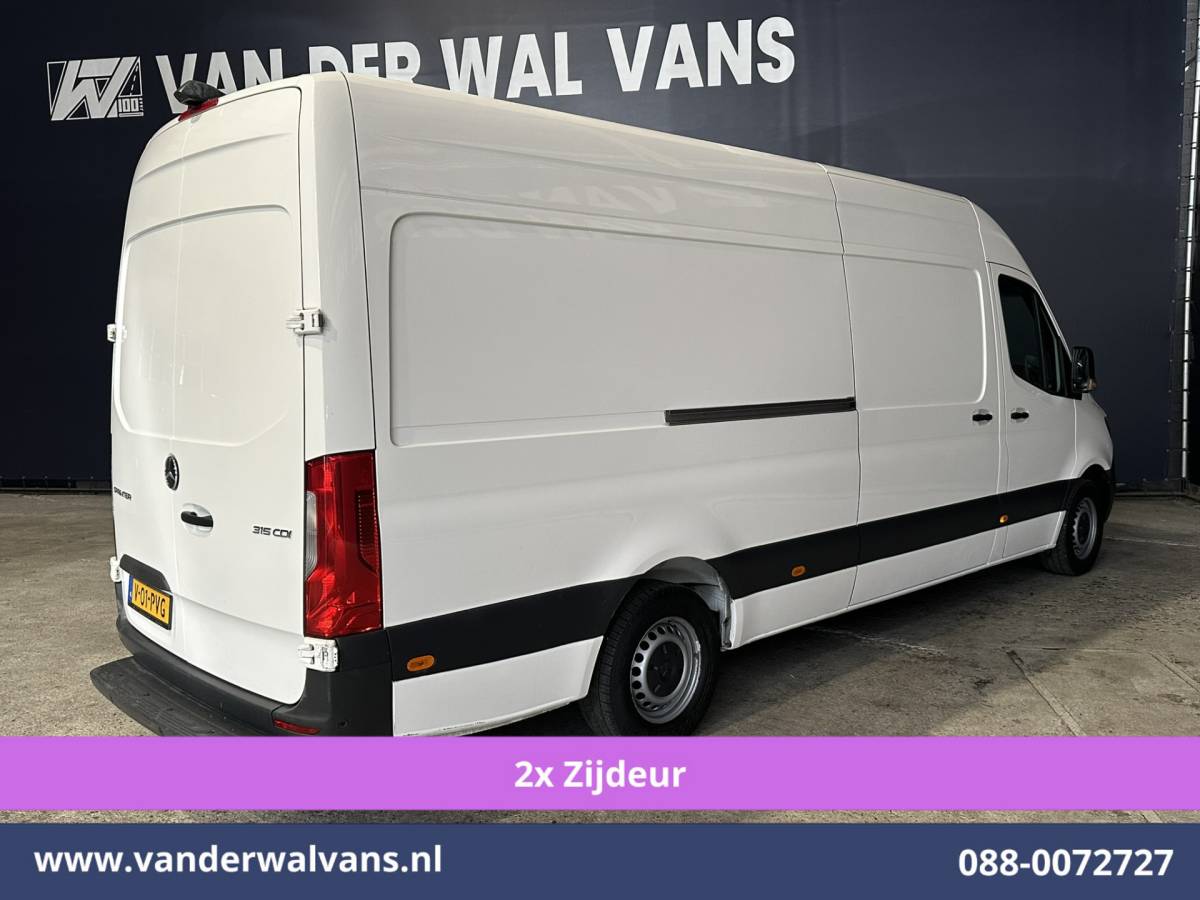 Mercedes-Benz Sprinter Mercedes-Benz Sprinter 315 CDI 150pk L3H2 Euro6 Airco | 2x Zijdeur | Camera | Apple Carplay | Chauffeursstoel Android Auto, Parkeersensoren, Tachograaf