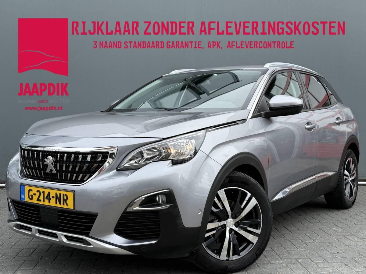 Peugeot 3008 Peugeot 3008 BWJ 2019 1.2 PureTech 131 PK Blue Lease Premium KEYLESS | HALF LEDER |  360 CAMERA | CARPLAY + ANDROID | NAVI | CLIMA | CRUISE | LMV | PDC