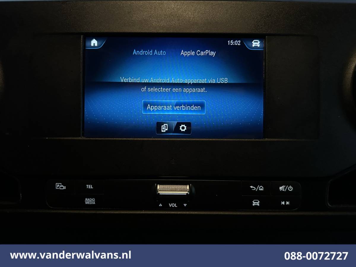 Mercedes-Benz Sprinter Mercedes-Benz Sprinter 314 CDI 143pk L2H1 Euro6 Airco | Camera | Apple Carplay | Trekhaak | Chauffeursstoel Android Auto, Bijrijdersbank
