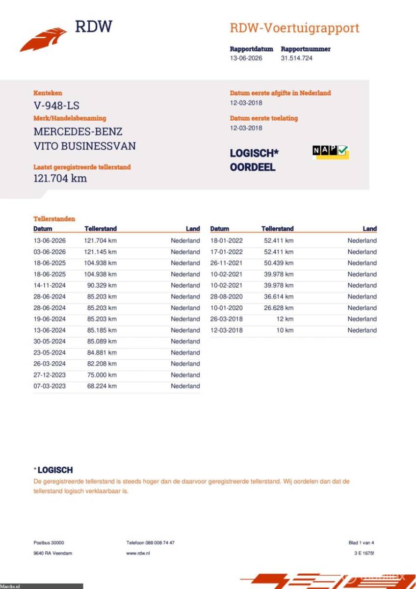 Mercedes-Benz Vito Mercedes Vito Bestel 114 AUTOMAAT*DUBBELE CABINE*MARGE*EURO6