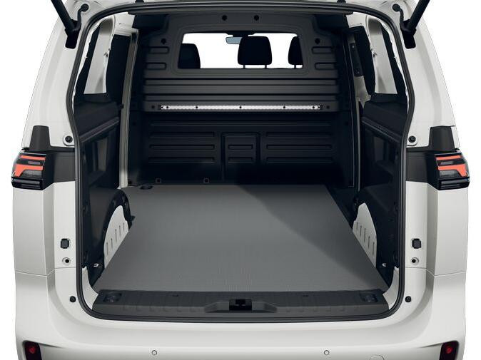 Volkswagen ID. Buzz Cargo Volkswagen Bedrijfswagens ID. Buzz Cargo Bulli Limited Signature Edition 79kWh 340pk 4M 737745 · ECO-lederen bekleding · 20″ LM velgen · Voor en achter spoiler · Zwarte grill ·