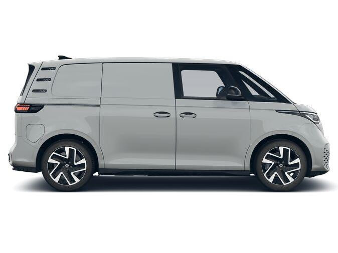 Volkswagen ID. Buzz Cargo Volkswagen Bedrijfswagens ID. Buzz Cargo Bulli Limited Signature Edition 79kWh 340pk 4M 737745 · ECO-lederen bekleding · 20″ LM velgen · Voor en achter spoiler · Zwarte grill ·